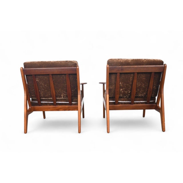 Mid 20th Century Pair of Arne Vodder for Vamo Lounge Chairs in Teak For Sale - Image 14 of 15