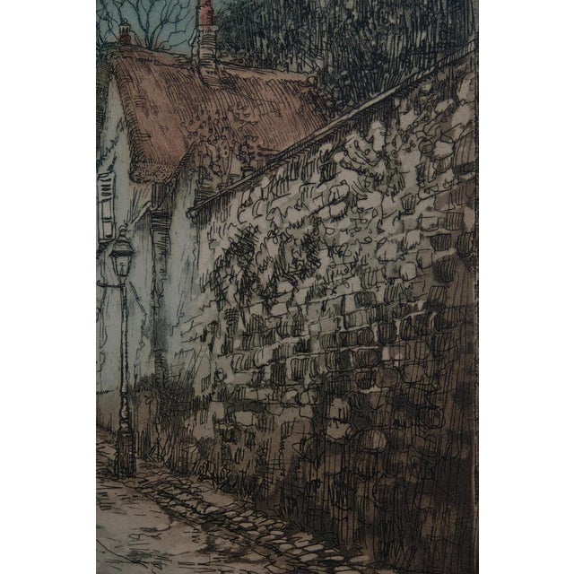 Modern Paul Trelade (Gen Paul), The Thatched Roof, Original Signed Engraving For Sale - Image 3 of 7