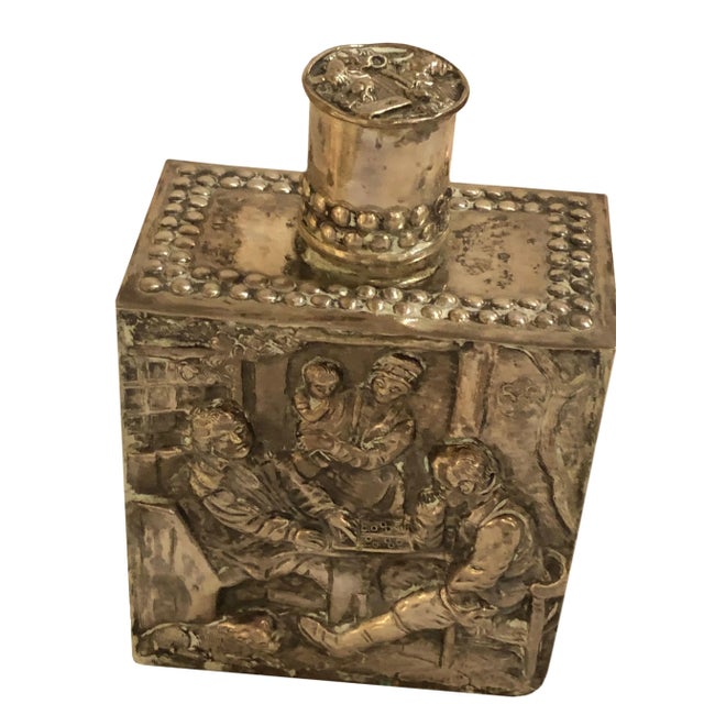 Traditional Antique Dutch Tea Caddy For Sale - Image 3 of 10