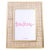 Raffia & Gold 4x6 Picture Frame For Sale In Chicago - Image 6 of 6