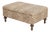 George Smith Style Leopard Print Ottoman For Sale