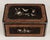 French 19th Century Napoleon III Marquetry Box, Mother of Pearl Inlay For Sale - Image 3 of 16