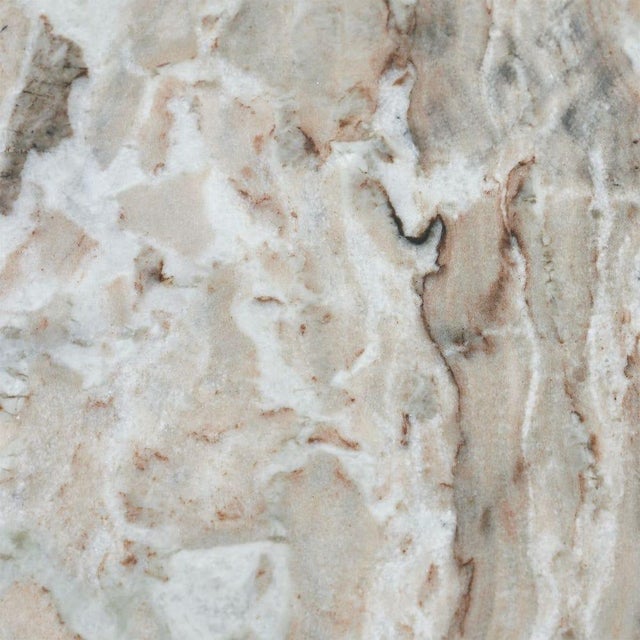 Contemporary Petal Marble End Table For Sale - Image 3 of 5