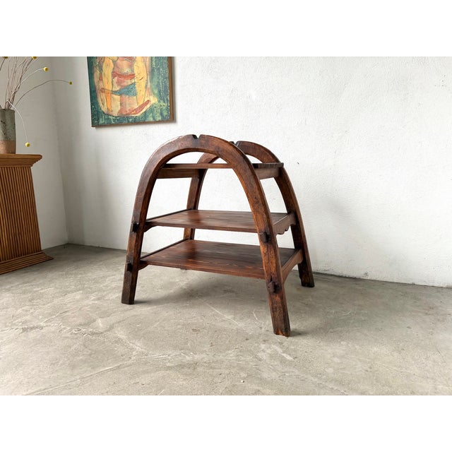 Brutalist Wood Shelf, 1950s For Sale - Image 18 of 18