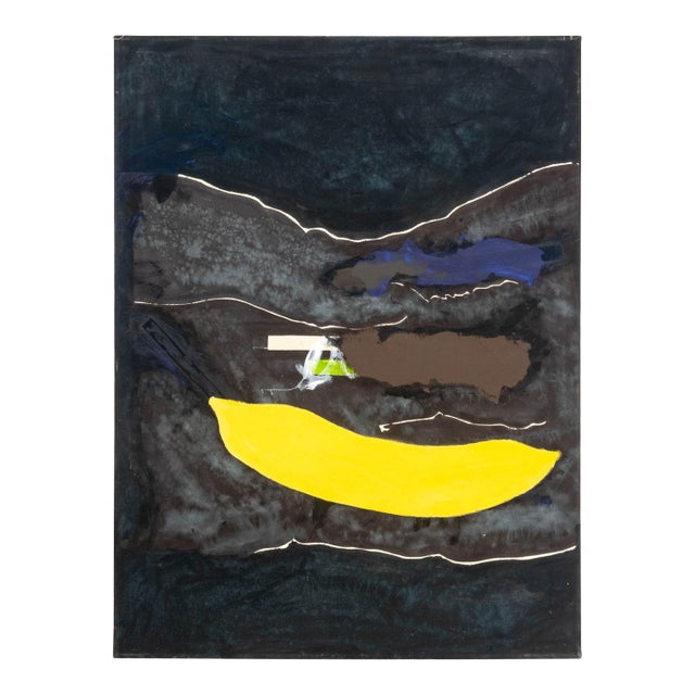 Jack Roth "Diana's Banana" Acrylic on Canvas, 1976 For Sale