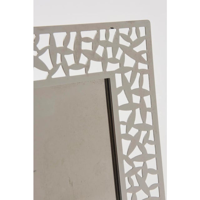 Alessi Vintage Signed Alessi Italian Stainless Steel Picture Frame Cactus Pattern, Italy For Sale - Image 4 of 10