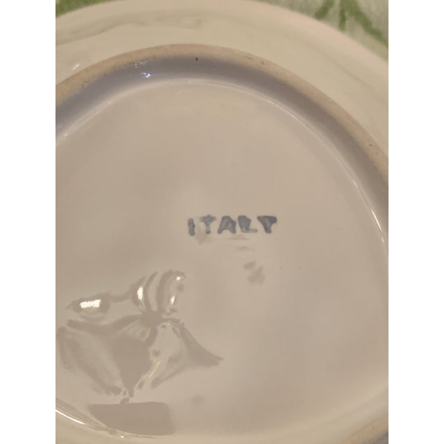 Vintage Italian Strawberry Dessert or Berry Bowls Set of 6 For Sale - Image 11 of 12