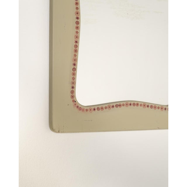 Wood Model S 122 Wall Mirror by Hans-Agne and Lisa Jakobsson, 1950s For Sale - Image 7 of 8
