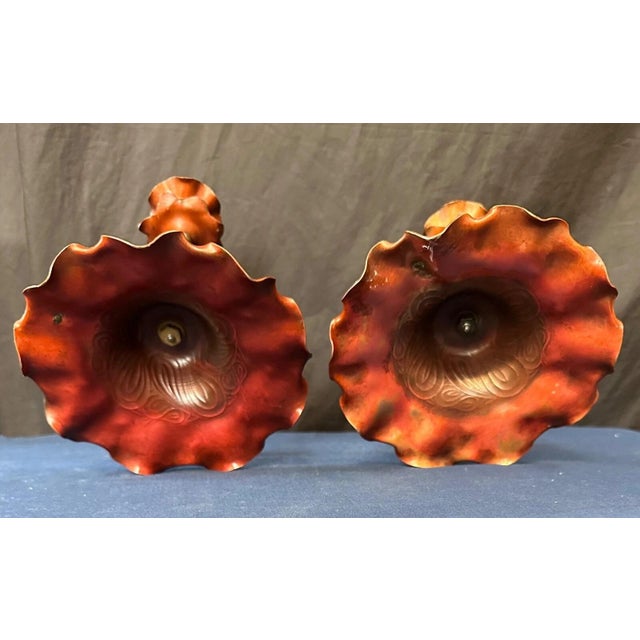 Early 20th Century Art Nouveau Candle Holders For Sale In New York - Image 6 of 8