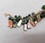 Metal Vintage 1970s Signed Napier Green Bead & Abalone Shell Charm Bracelet For Sale - Image 7 of 11