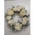 English White Roses & Sage Door Wreath 17" Flower Elegant Summer Spring Gorgeous For Sale - Image 9 of 17