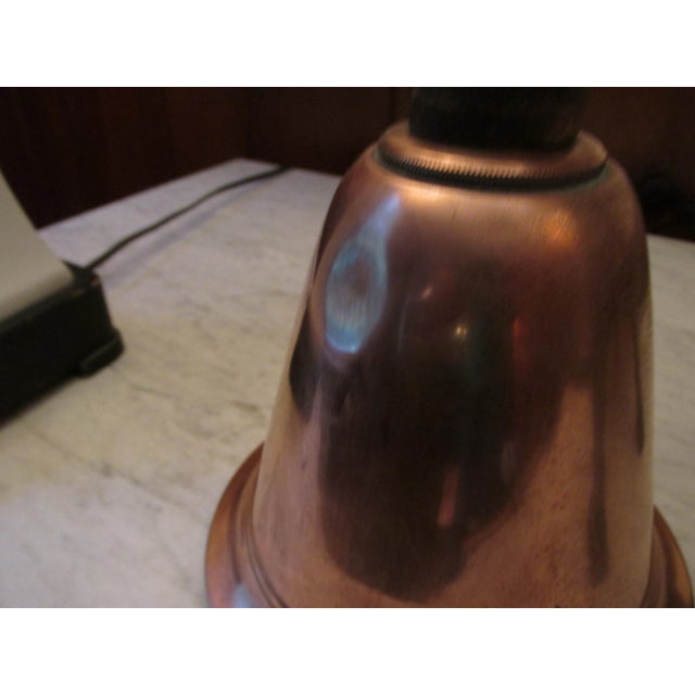 Copper Bell Shaped Cocktail Shaker Designed by Bruce De Montmorency, 1937 For Sale - Image 10 of 10
