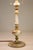 1920s French Art Nouveau Neo Classic Green Banded Onyx Marble Brass Table Lamp For Sale - Image 4 of 11