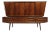 Dramatic Scandinavian Rosewood Credenza Sideboard For Sale