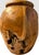 Handcrafted Wabi Sabi Turned Teak Root Wood Urn Vessel With Organic Natural Knots and Voids Celebrating the raw poetry of...