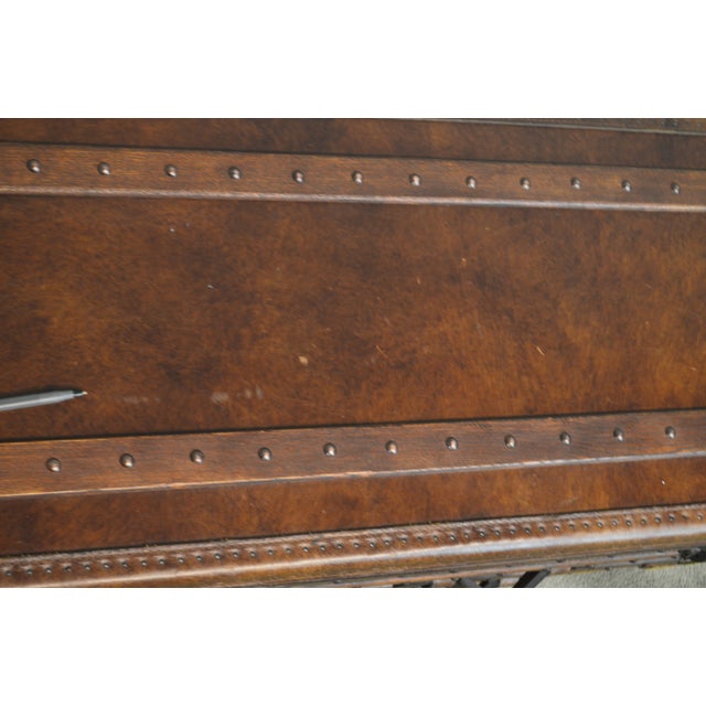 Restoration Hardware Mayfair Leather Steamer Trunk Low ...