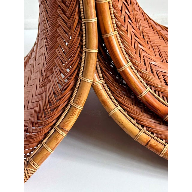 Large Striking Japanese Bamboo Sculpture Honma Hideaki For Sale - Image 13 of 18