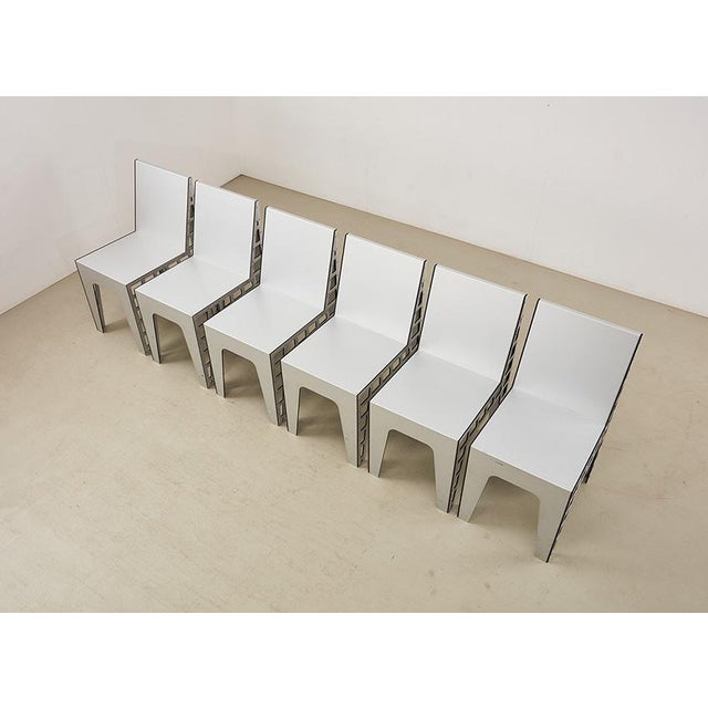 Vintage Alu Chairs by Richard Hutten for Hidden Netherlands, 2000, Set of 4 For Sale - Image 6 of 16