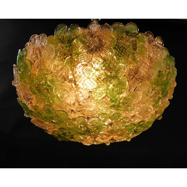 1960s 1960s Murano Millefiori Flush Mount by Barovier E Toso For Sale - Image 5 of 7