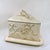 Victorian Vintage Abigails Gold-Trimmed Floral Porcelain Covered Cheese Wedge Dome & Tray For Sale - Image 3 of 15