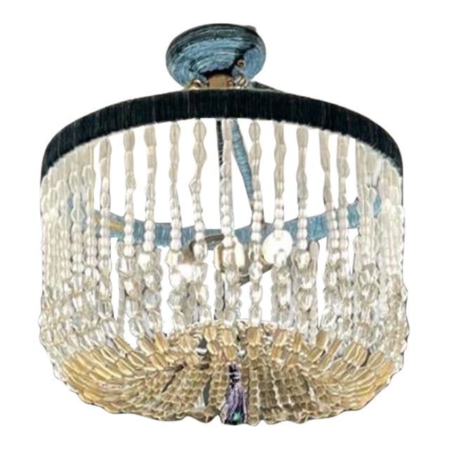 Serena & Lily Seychelles Flush Mount Chandelier – 18” – Excellent Condition For Sale