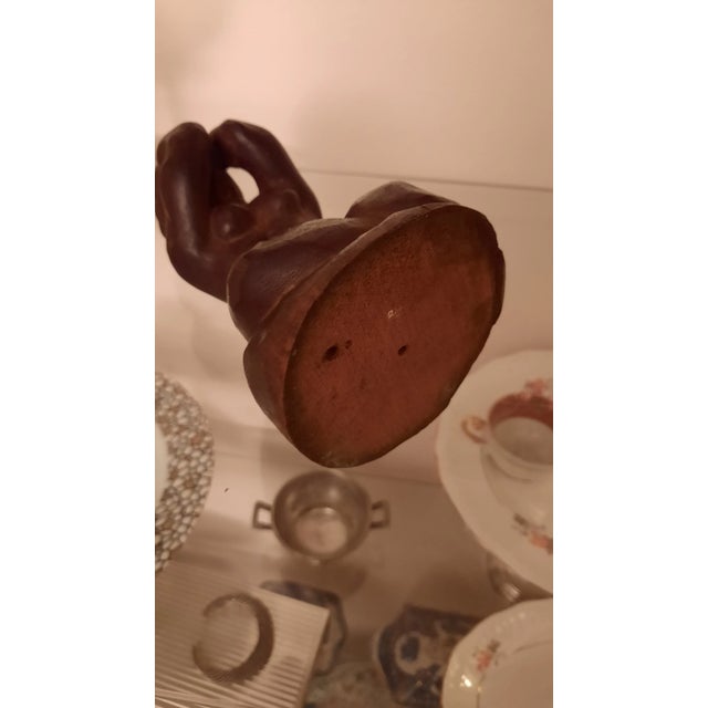Brown Sculpture by Robert Laurent For Sale - Image 8 of 9