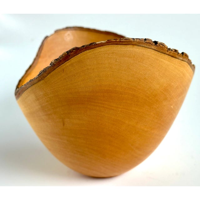 Late 20th Century Natural Live Edge Jacaranda Wood Bowl For Sale - Image 5 of 6
