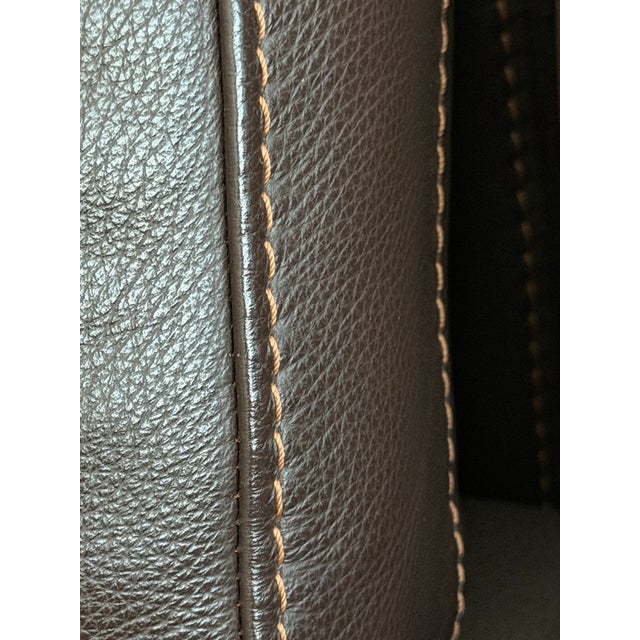 Design Within Reach Design Within Reach 2 Piece Albero Italian Leather Sectional W/ Right Chaise For Sale - Image 4 of 5