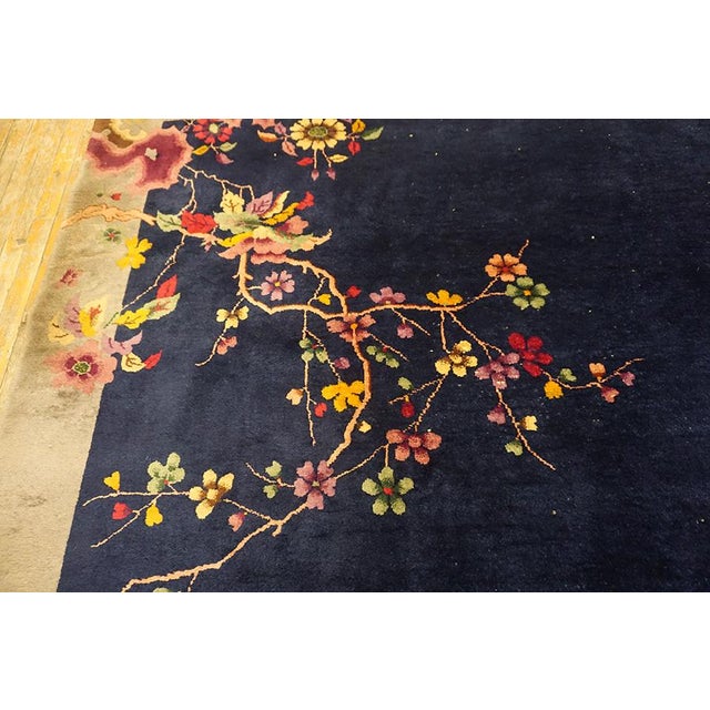 Textile 1920s Chinese Art Deco Carpet For Sale - Image 7 of 14