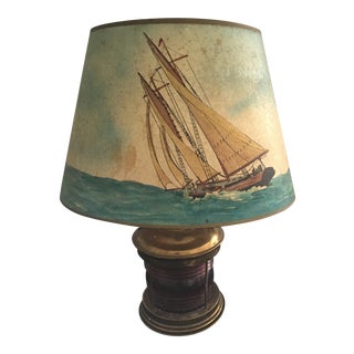 1930s Vintage Nautical Table Lamp For Sale