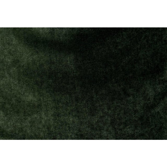 Transitional Mohair in Fern 22" Pillows-a Pair For Sale - Image 3 of 3