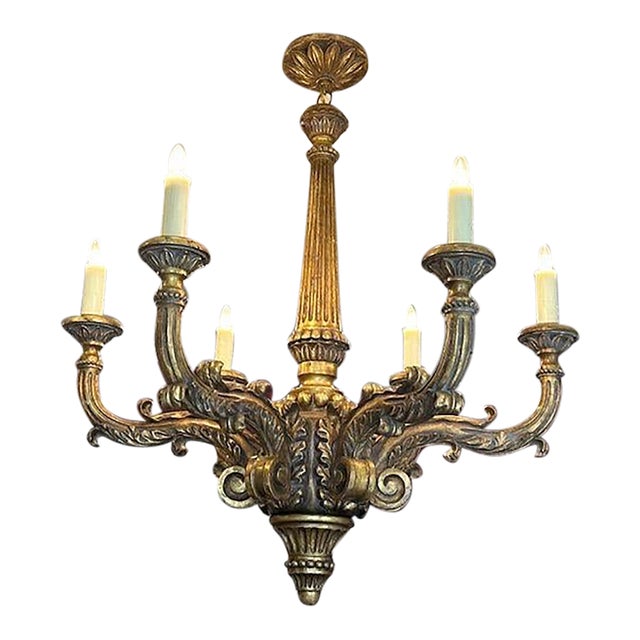 Bartoli 6- Arm Chandelier by Michael Taylor Designs For Sale