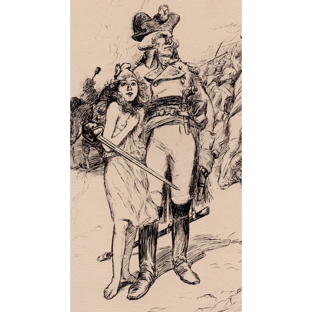 Adolphe Willette, Valmy!, Nude, 1899, Original Lithograph For Sale - Image 3 of 9