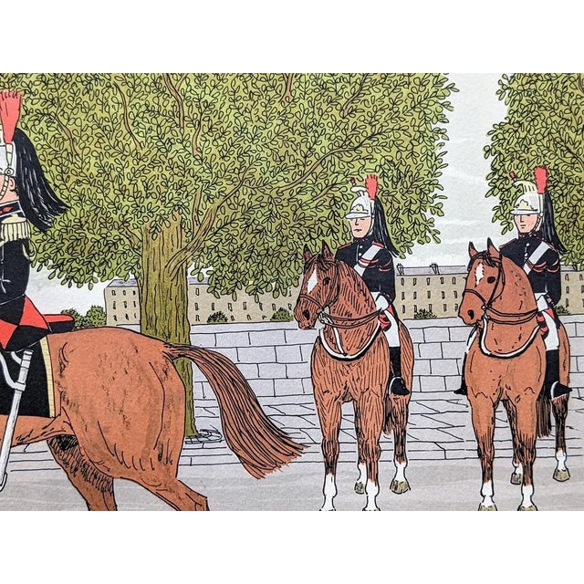 Vincent Haddelsey, Parade, Original Hand-Signed Lithograph, Framed For Sale - Image 4 of 6