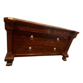Ralph Lauren by Henredon, Regency-Style Chest/ Dresser/ Side Board, Vintage Shiny Mahogany, For Sale