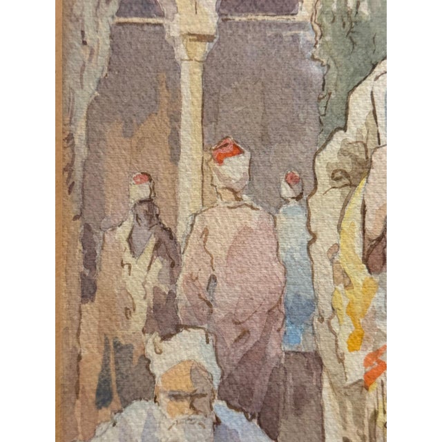 Pair of Signed Orientalist Watercolours by Carl Werner, 19th Century, Set of 2 For Sale - Image 6 of 17