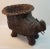 Brown 1970s Vintage Rattan Wicker Elephant Planter For Sale - Image 8 of 13