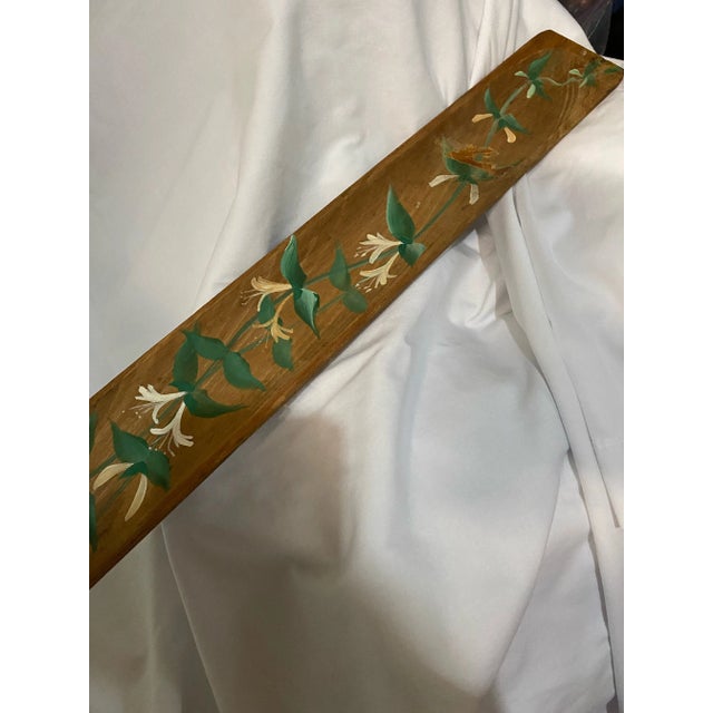 French Antique Hand-Painted French Baguette Bread Board For Sale - Image 3 of 7