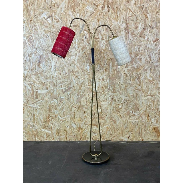 1950s Mid-Century Glass Floor Lamp, 1950s For Sale - Image 5 of 13