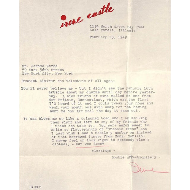 "My Husband" 1919 Castle, Mrs. Vernon For Sale In New York - Image 6 of 12