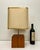 1980s Mid-Century Teak Block Table Lamp Tarogo, Japan, 1980s For Sale - Image 5 of 16