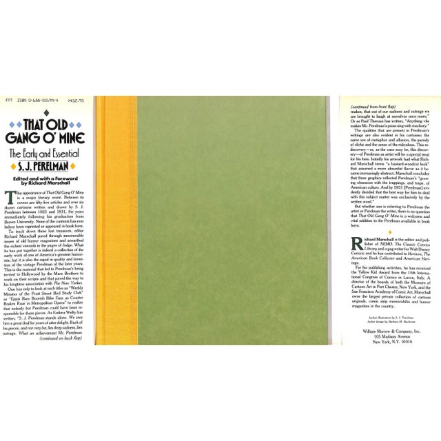 MARSCHALL, Richard [edited by] [160] pp. S. J. Perelman William Morrow & Company., New York 1st Edition 1984 9 1/2" x 8...
