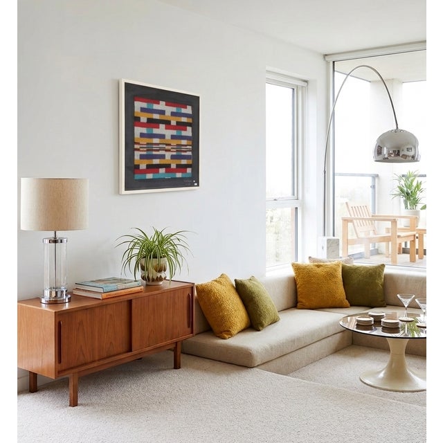 Modern Modern Framed Tapestry, Ottavio Missoni Italy 1979 For Sale - Image 3 of 5