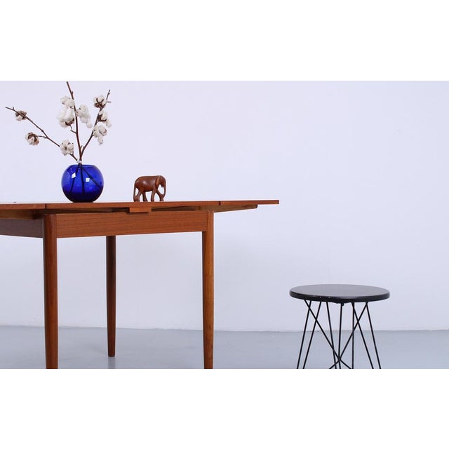 Small Extendable Dining Table in Teak by Cees Braakman for Pastoe, 1950s For Sale - Image 13 of 18