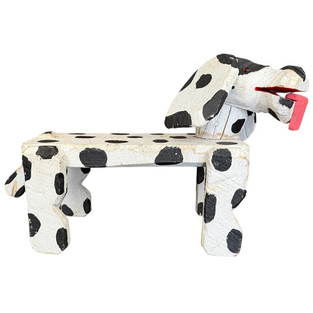 Mid 20th Century Vintage American Folk Art Dalmatian For Sale - Image 5 of 13