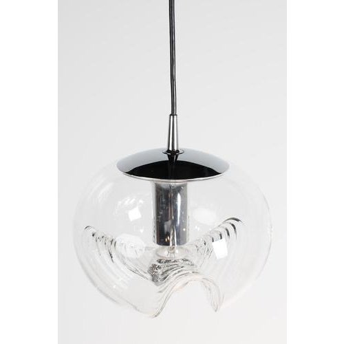 Wave Pendant Light from Peill & Putzler For Sale - Image 3 of 8