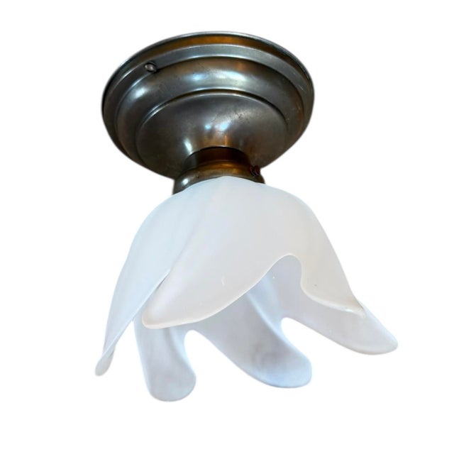 Mid-Century Modern Mid 20th Century Mid-Century Modern Ceiling Light Fixture For Sale - Image 3 of 7