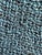 Ann Gish 100% Rare Silk Legacy Collection Charmeuse Silk Ribbon Knit Throw in the Vibrant Azule For Sale - Image 6 of 8