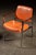 Pair of Delwood Mid Century Orange Vinyl Armchairs For Sale - Image 9 of 10