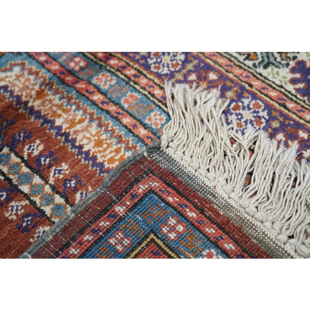 1930s 1930s Antique Turkish Rug-3'10" X 5'9" For Sale - Image 5 of 12